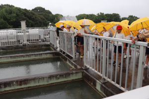 浄水場の見学